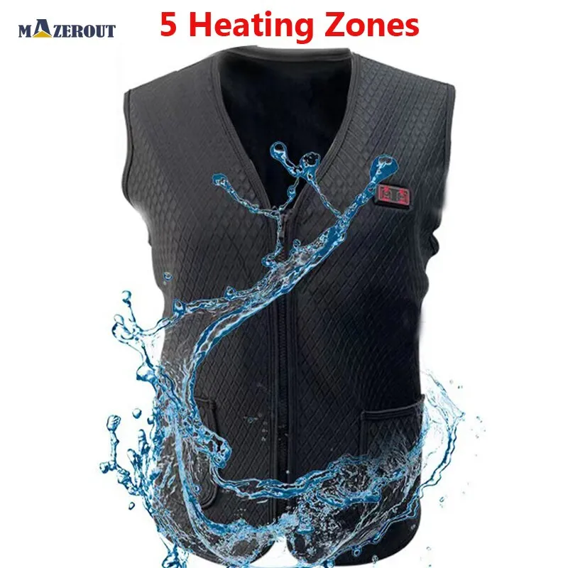 2022 USB Electric Jackets Heated Vest Winter Smart Heating Men Women Thermal