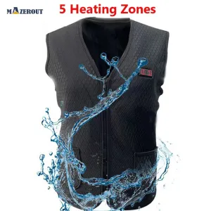 2022 USB Electric Jackets Heated Vest Winter Smart Heating Men Women Thermal