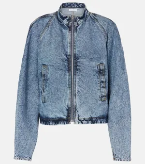 Alaia Round Racing denim jacket