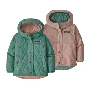 Baby Reversible Diamond Quilt Hoody