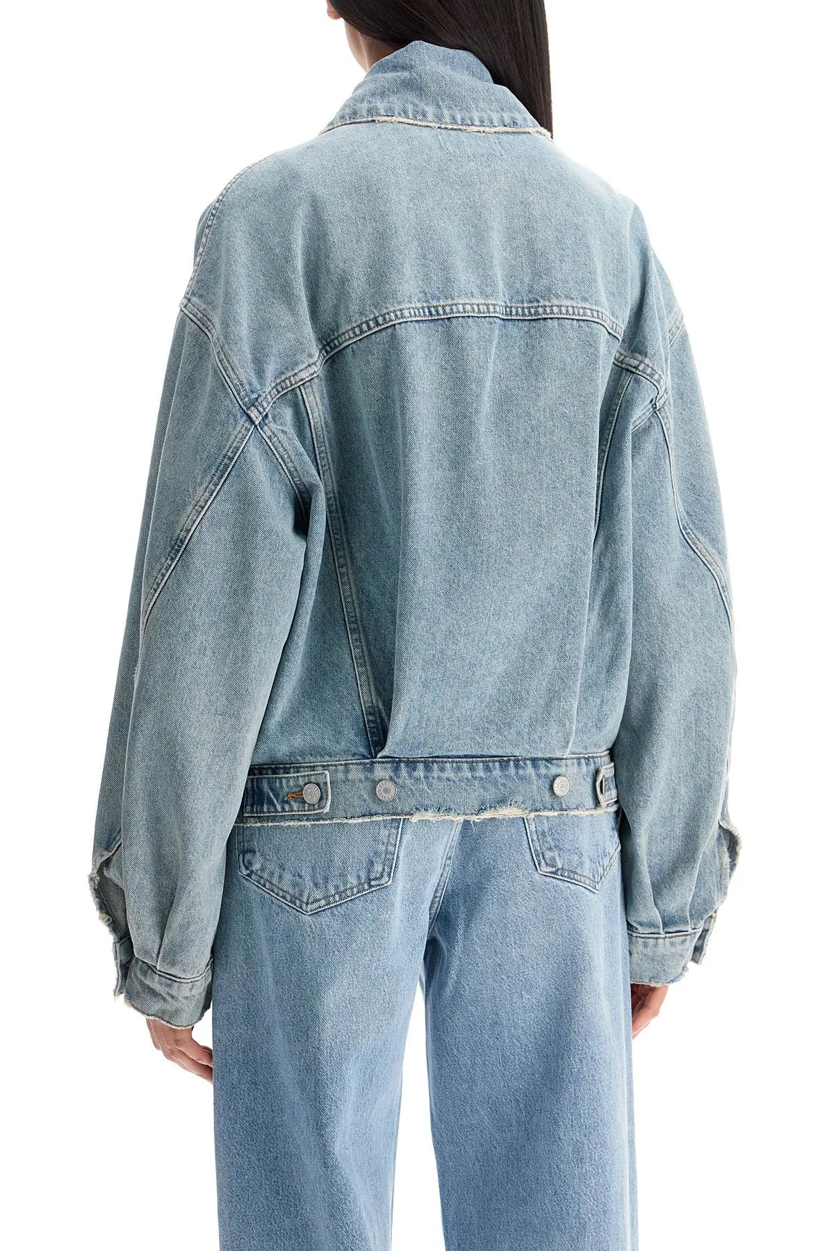 denim dalton balloon jacket with A5043 1254 SOUL