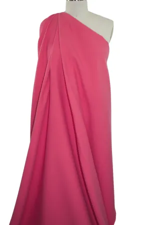 Diamond Weave Cotton Piqué - Bright Peony