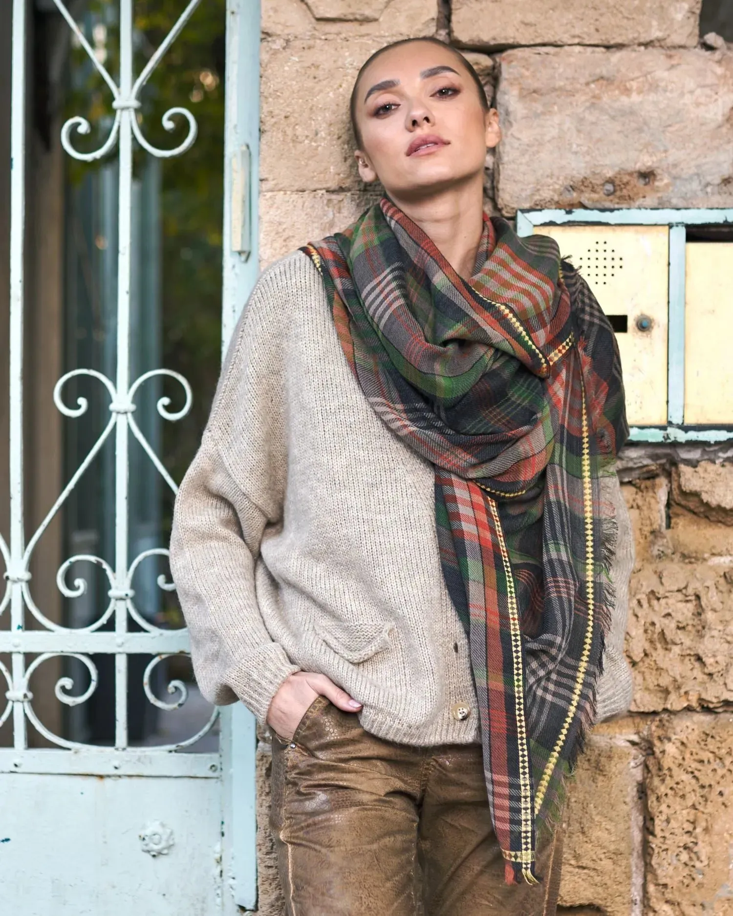 Diana Cropped Cardigan, Ecru