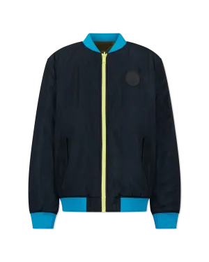 Evlon Reversible Bomber Varsity Jacket