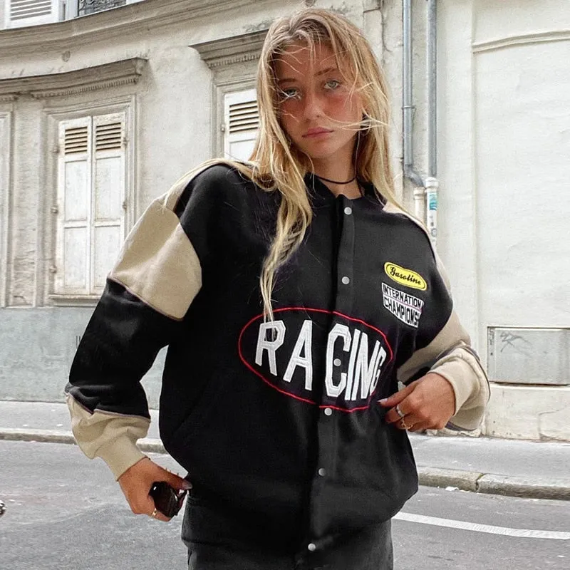 FashionSierra - Vintage Y2K Varsity Jackets