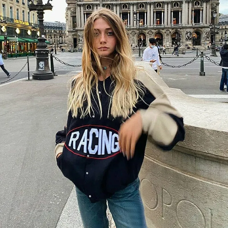 FashionSierra - Vintage Y2K Varsity Jackets
