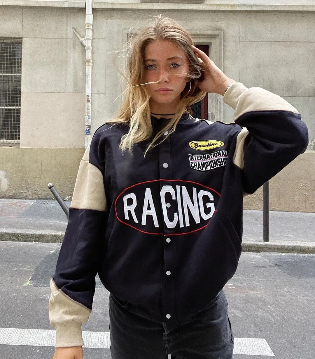 FashionSierra - Vintage Y2K Varsity Jackets
