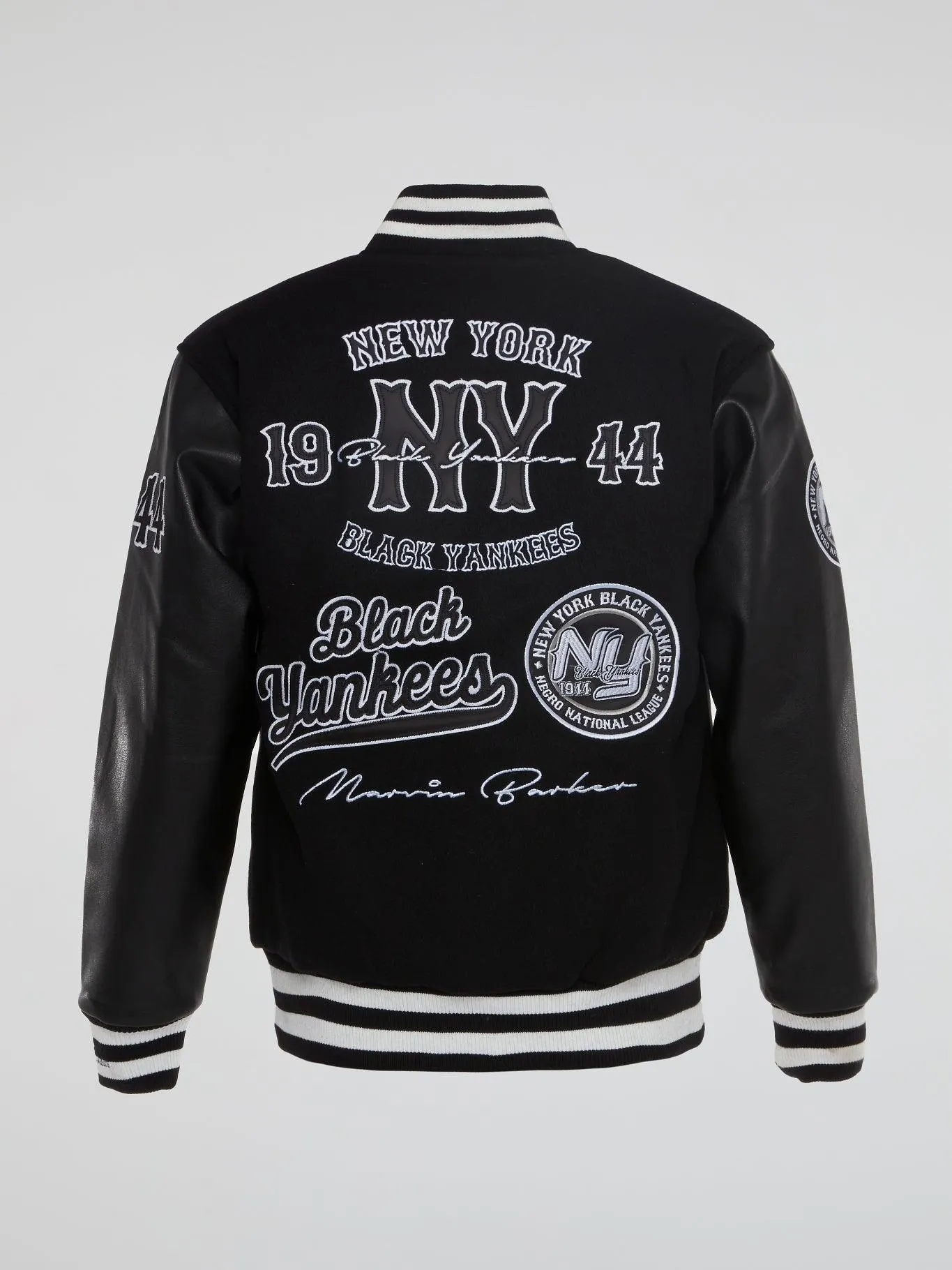 Headgear - New York Black Yankees Black Varsity Jacket
