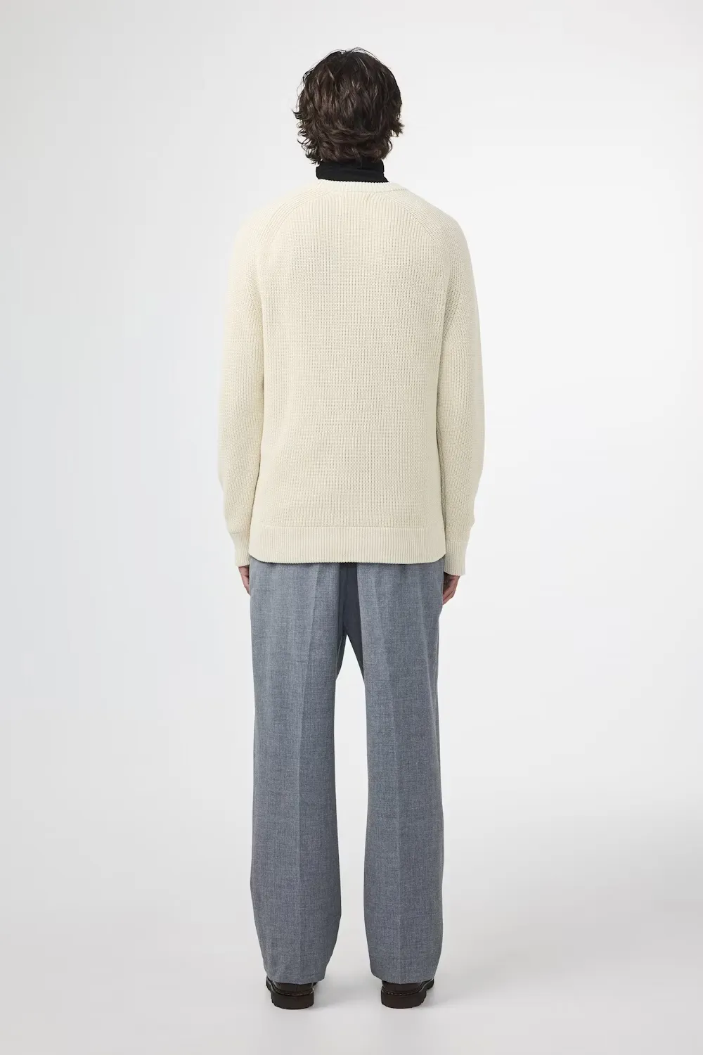 Jacobo Knitted Sweater - Gray Blue