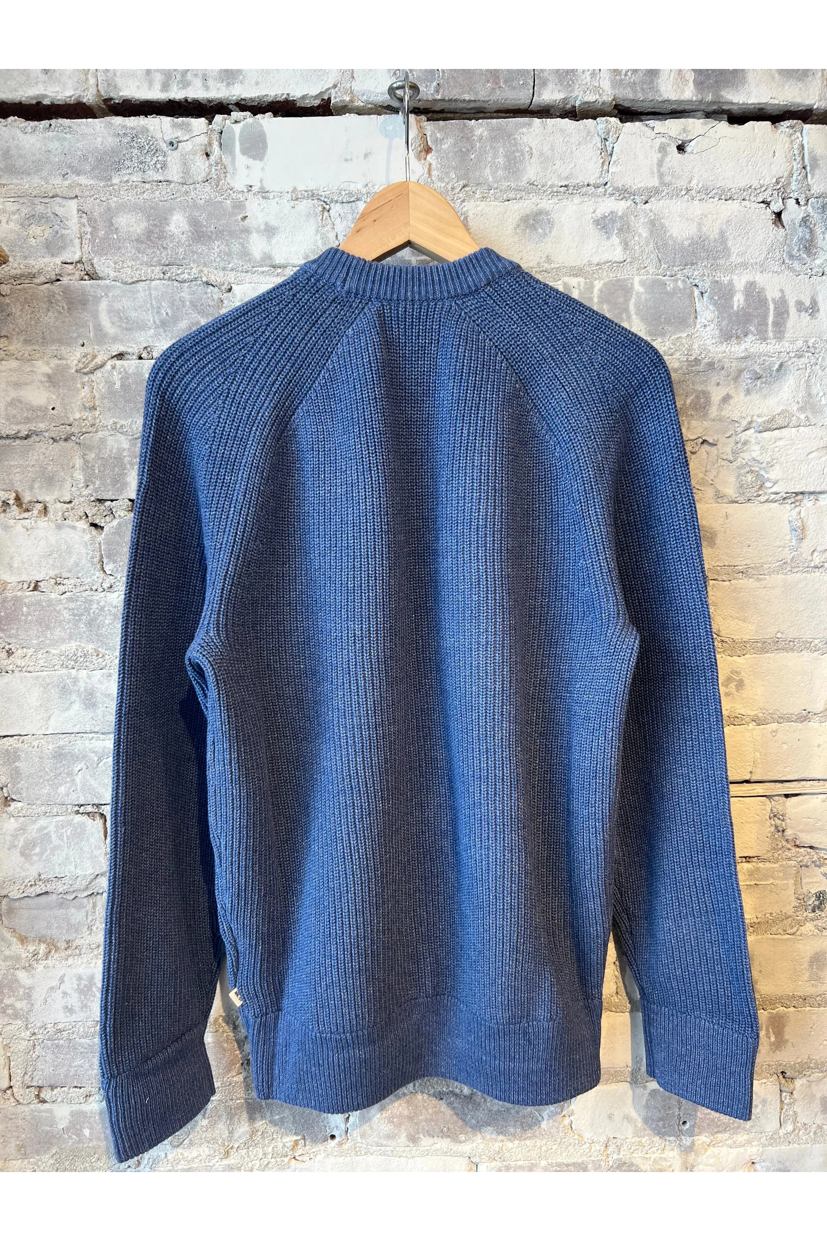 Jacobo Knitted Sweater - Gray Blue
