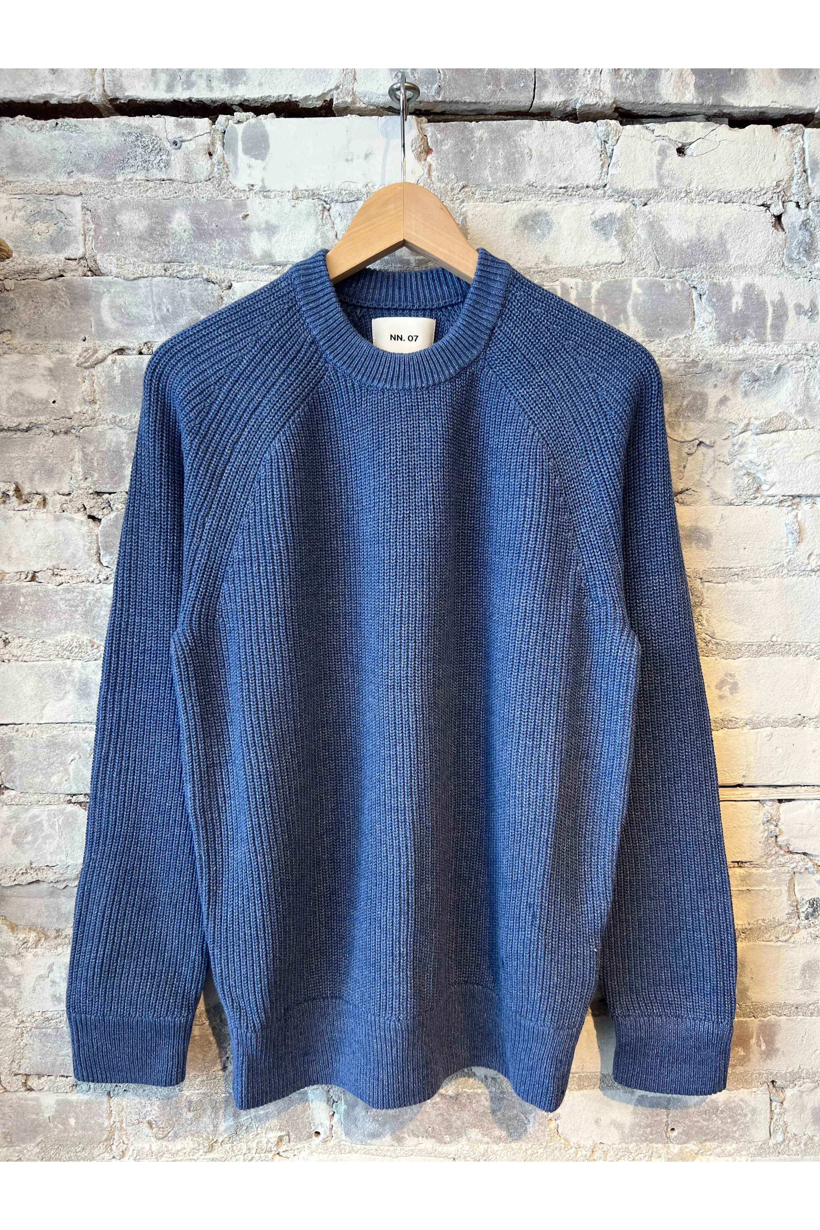 Jacobo Knitted Sweater - Gray Blue