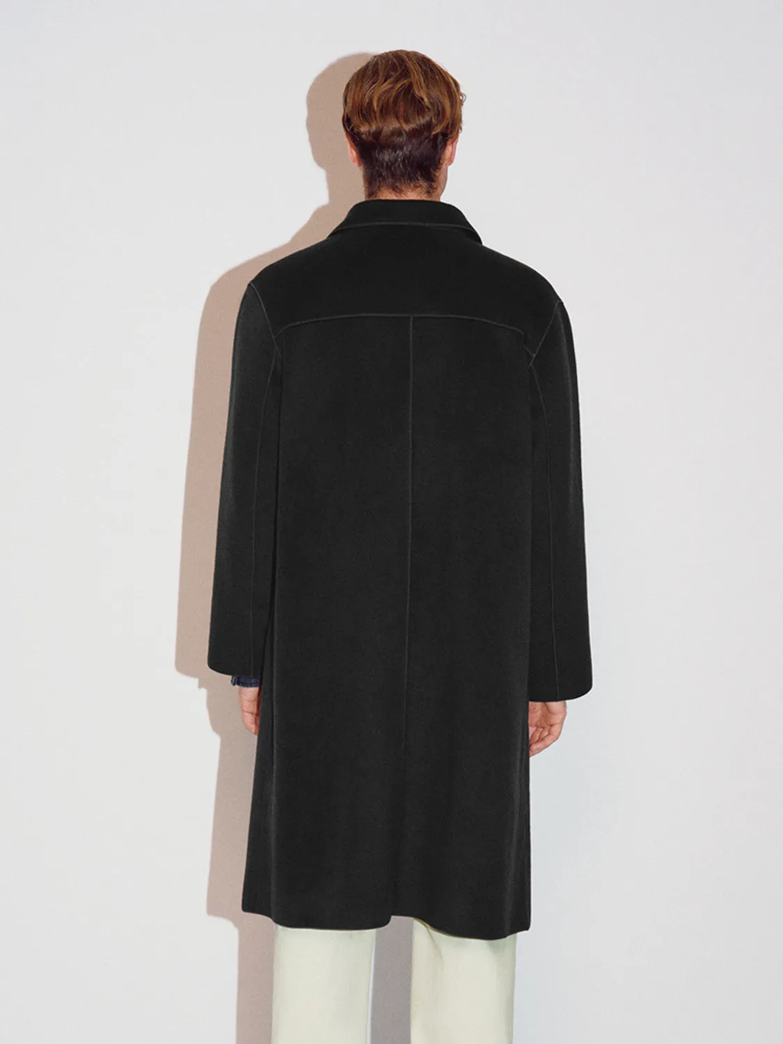 Loose Button Up Midi Coats