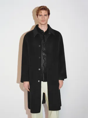 Loose Button Up Midi Coats