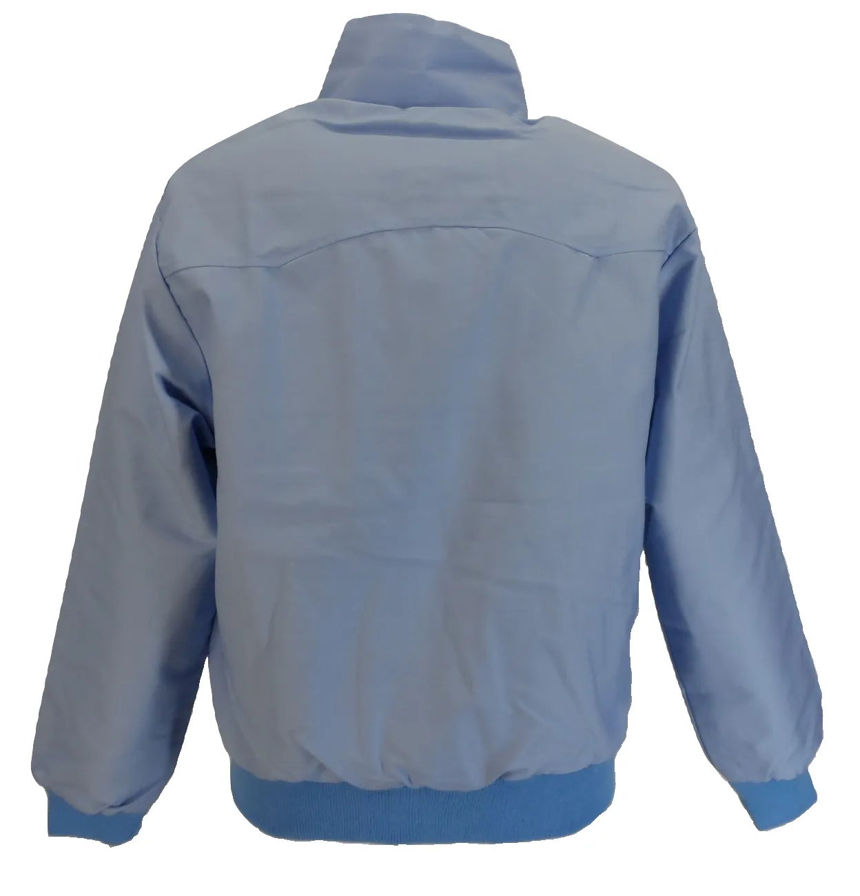 Mazeys Mens Sky Blue Harrington Jacket