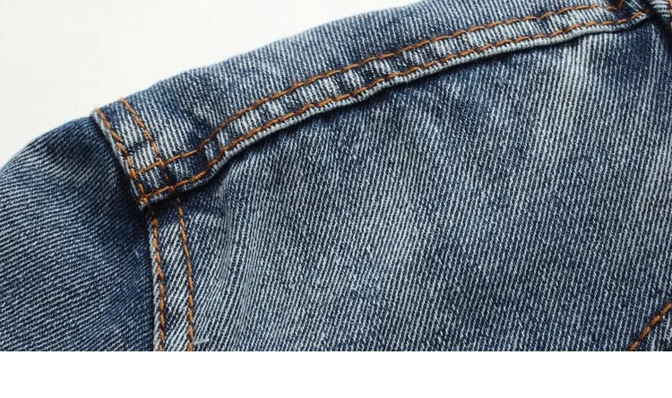 Men's Insulated Hooded Denim Jacket