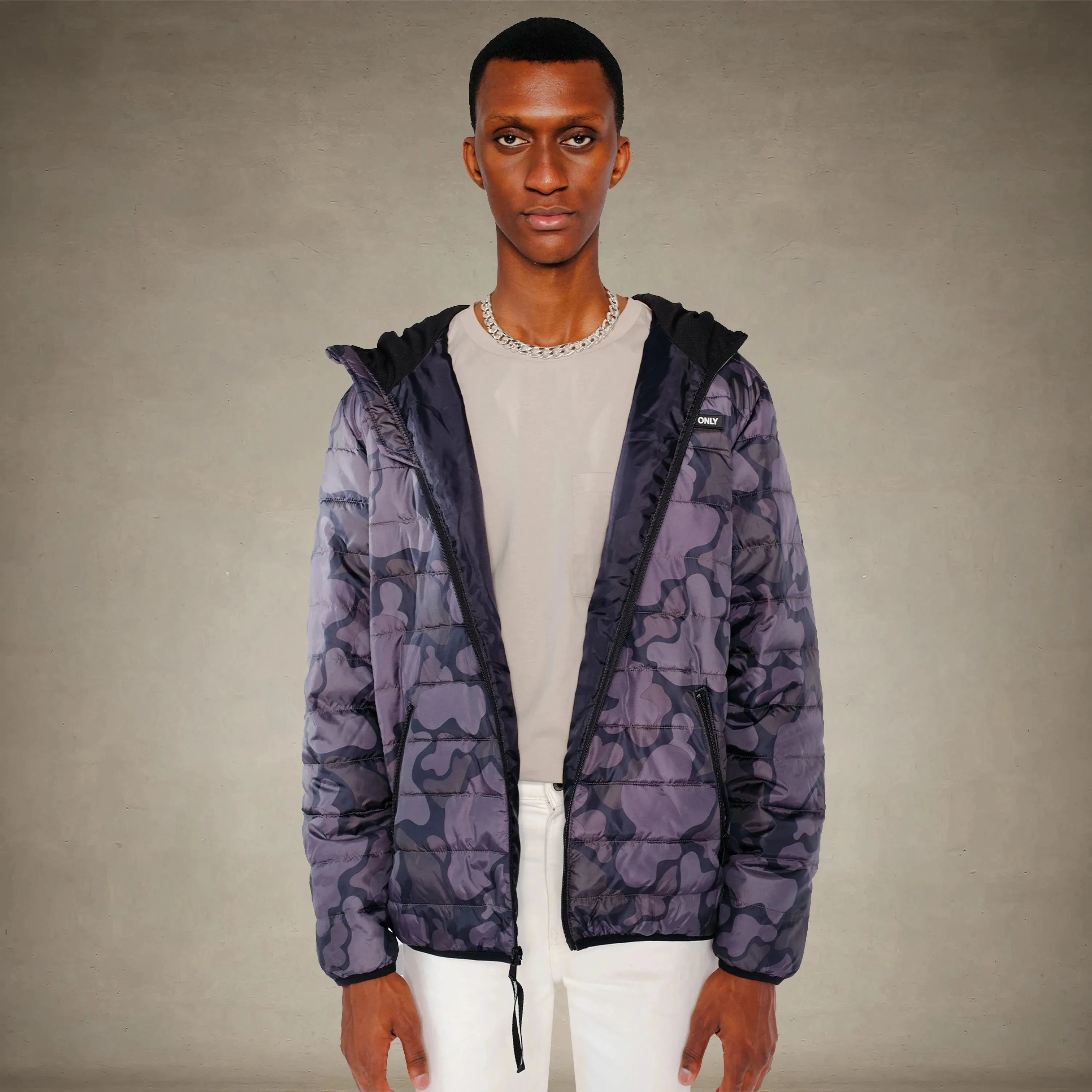 Men's Solid Packable Jacket  - FINAL SALE