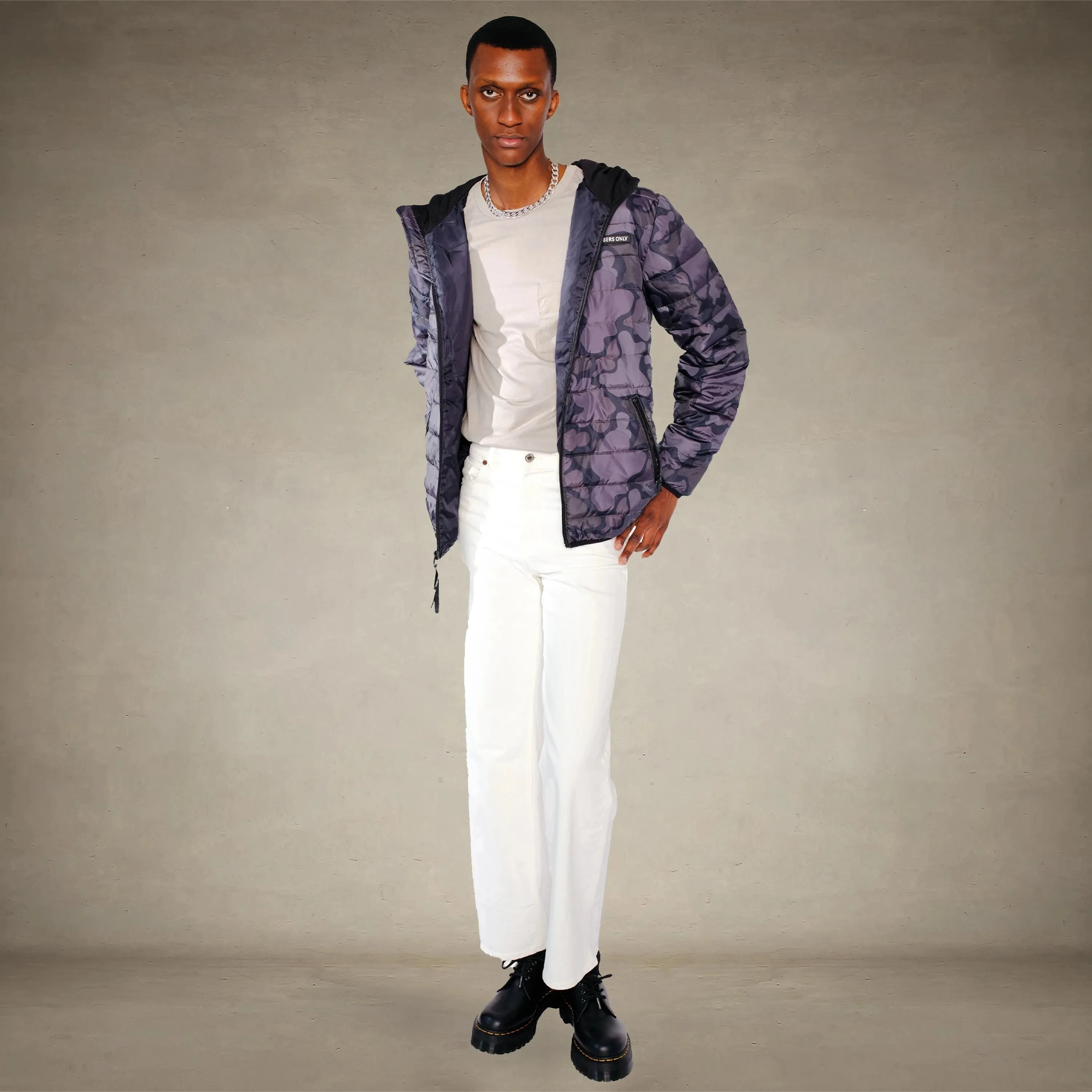 Men's Solid Packable Jacket  - FINAL SALE