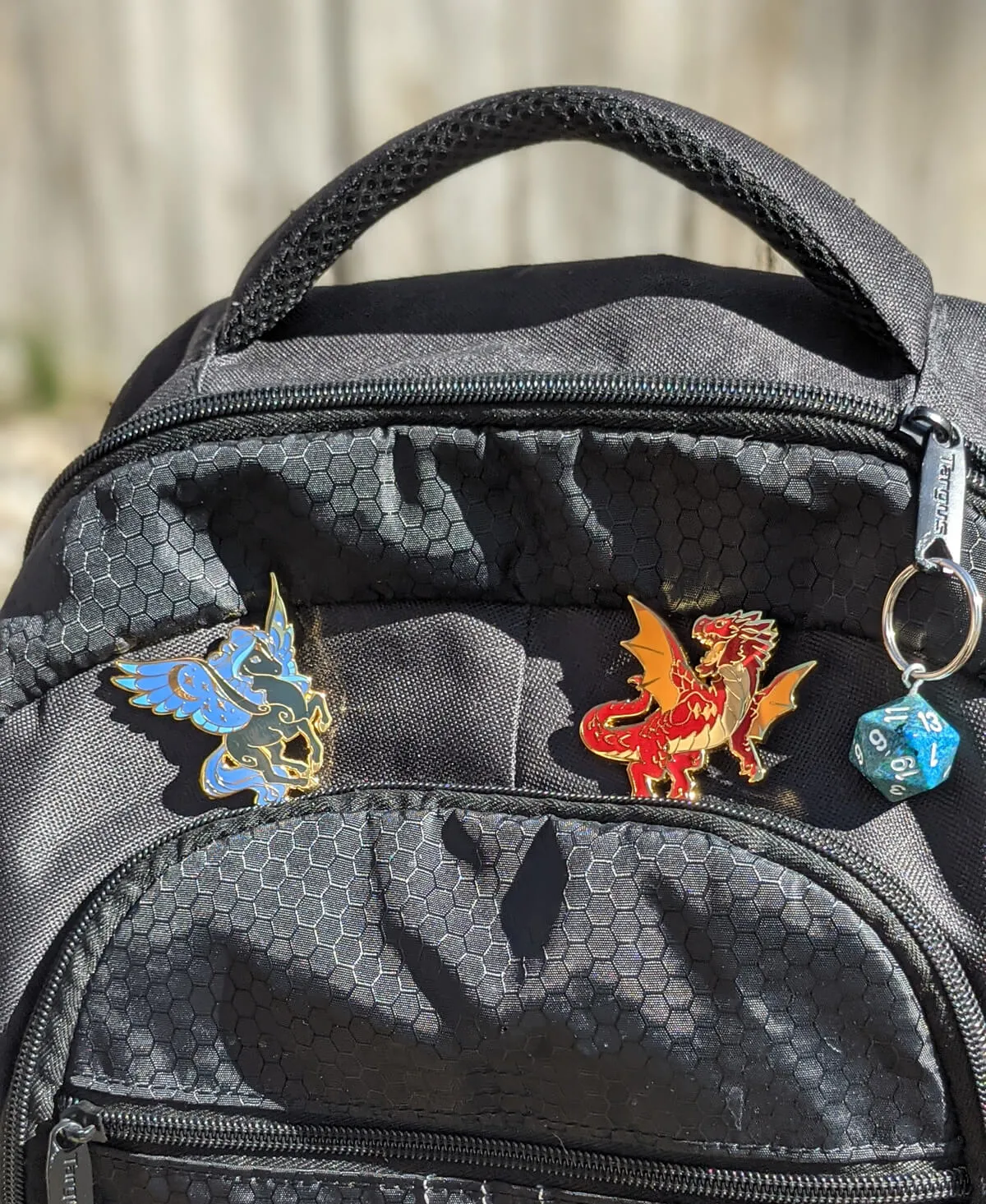Mythical Beasts Pin (Baby Griffon - Alternate Color) | 2" Hard Enamel Pin