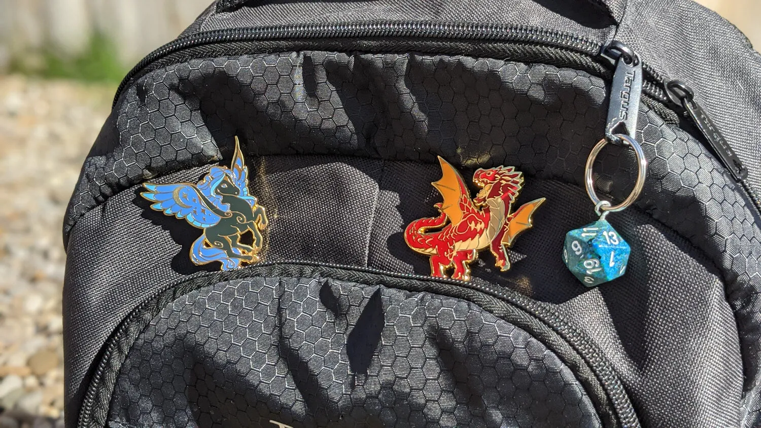 Mythical Beasts Pin (Baby Griffon - Alternate Color) | 2" Hard Enamel Pin