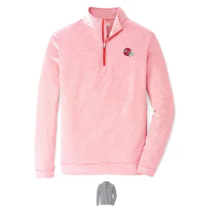 Perth Mini Stripe Perf 1/4 Zip UGA