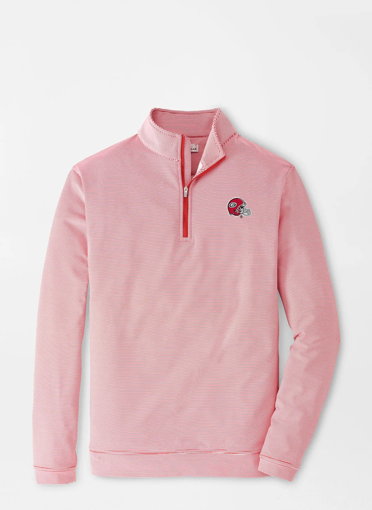 Perth Mini Stripe Perf 1/4 Zip UGA
