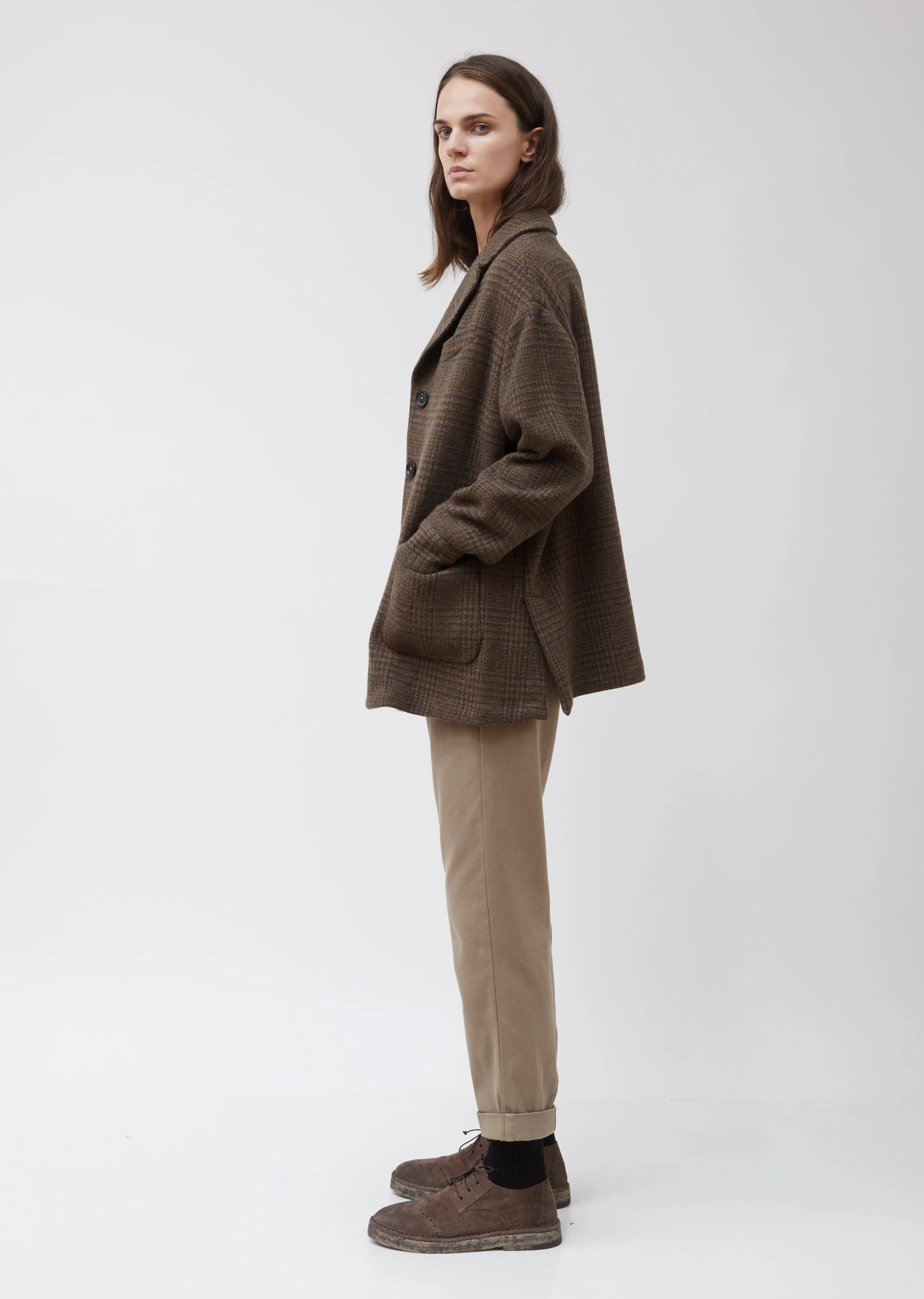 Plaid Wool Milly Jacket