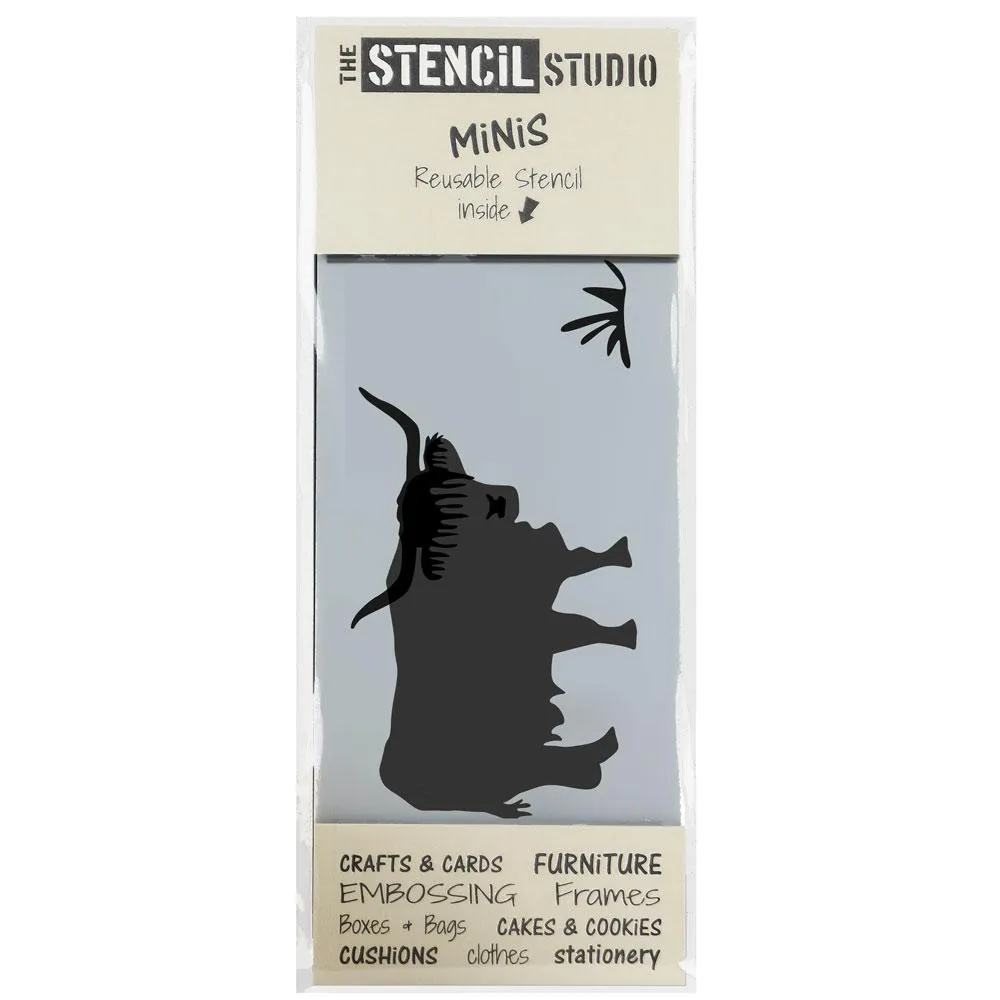 Stencil MiNiS - Highland Cow - 20% off 4 