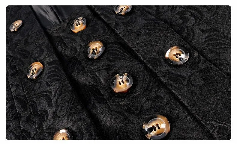 Victorian Gothic Jackets Frock Coat Vintage Tuxedo Viking Renaissance