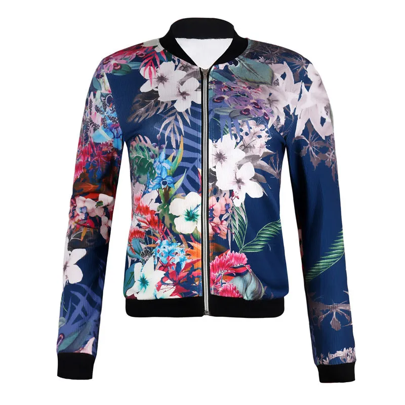 Women Colourful Europe Jackets