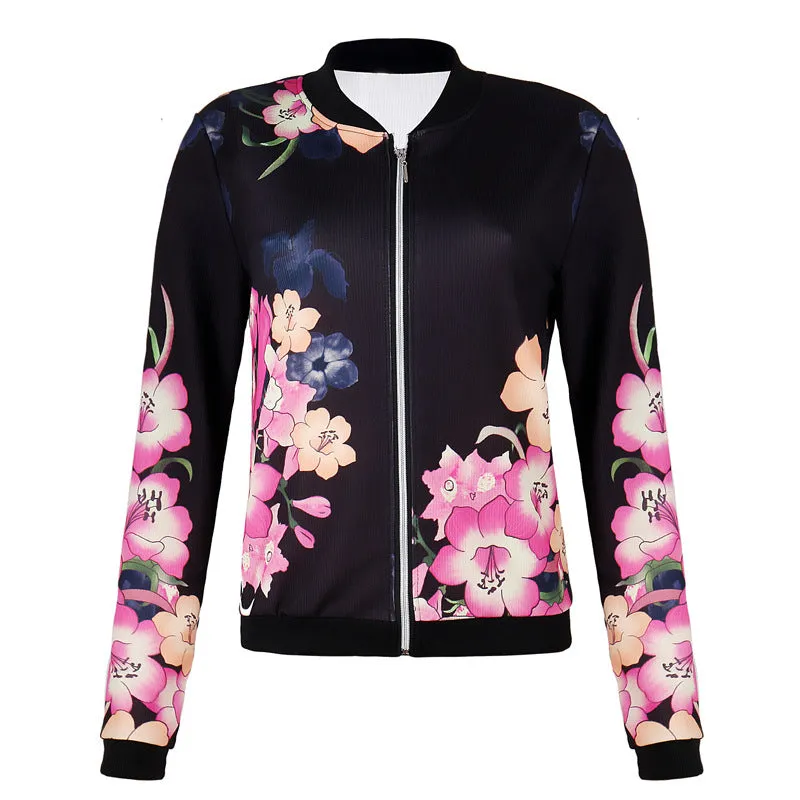 Women Colourful Europe Jackets