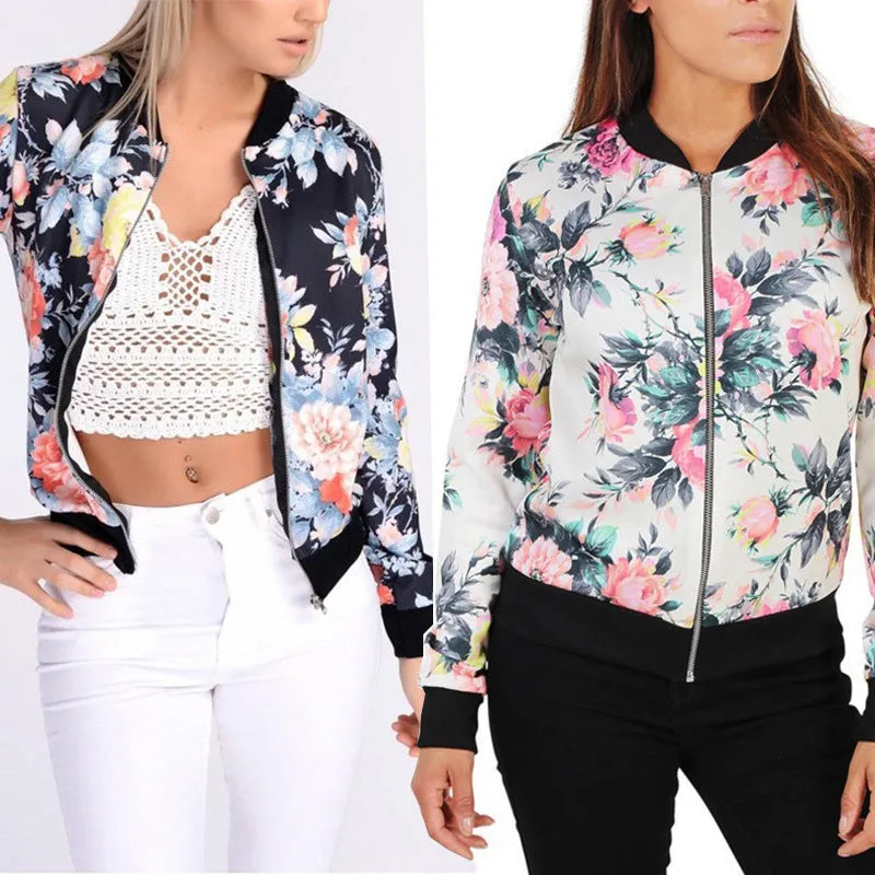 Women Colourful Europe Jackets