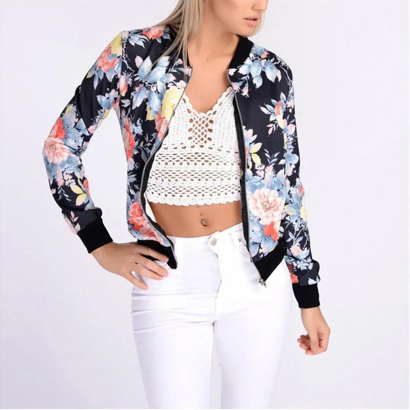 Women Colourful Europe Jackets