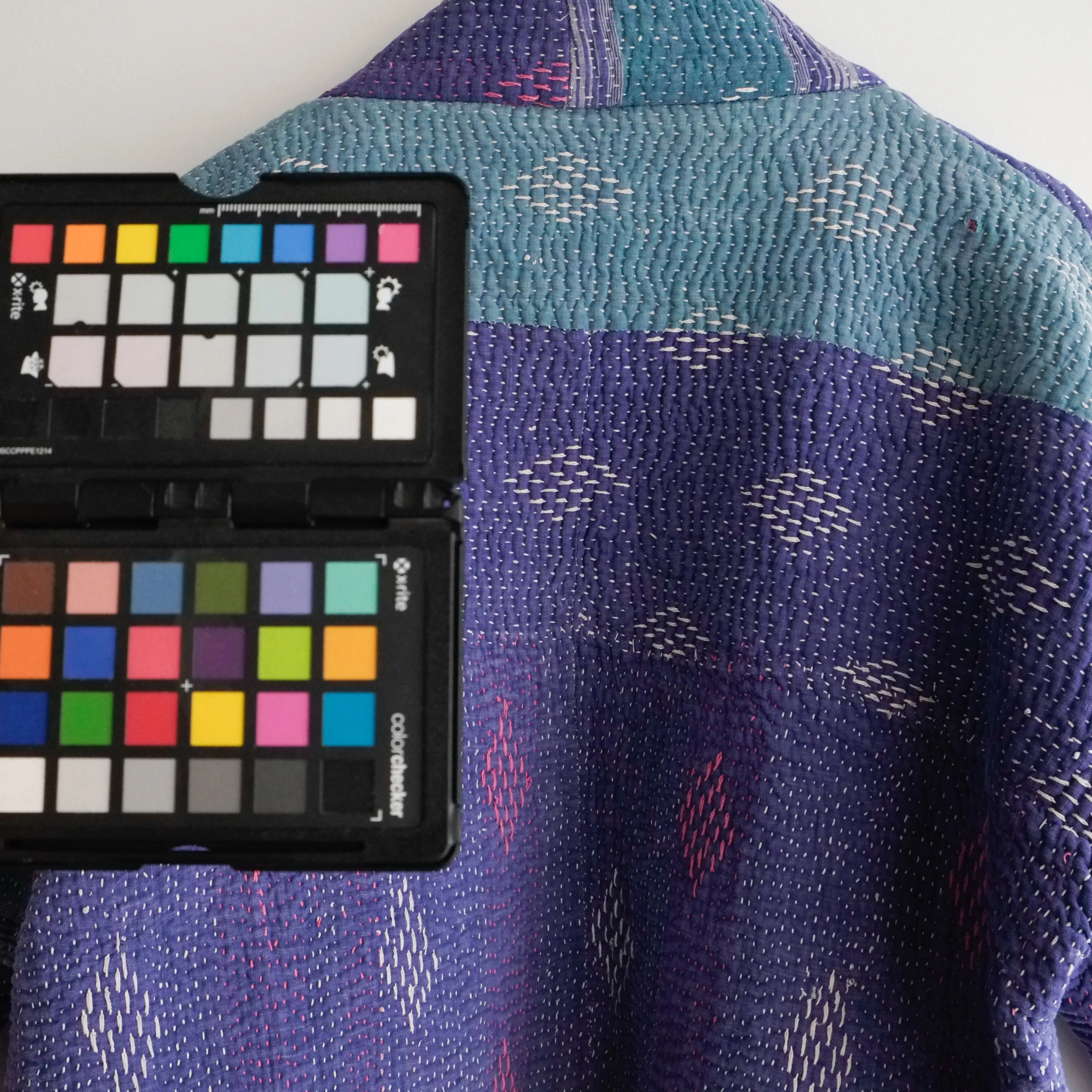 XXS Purple with White and Pink Diamonds Anoushka Jacket LM122