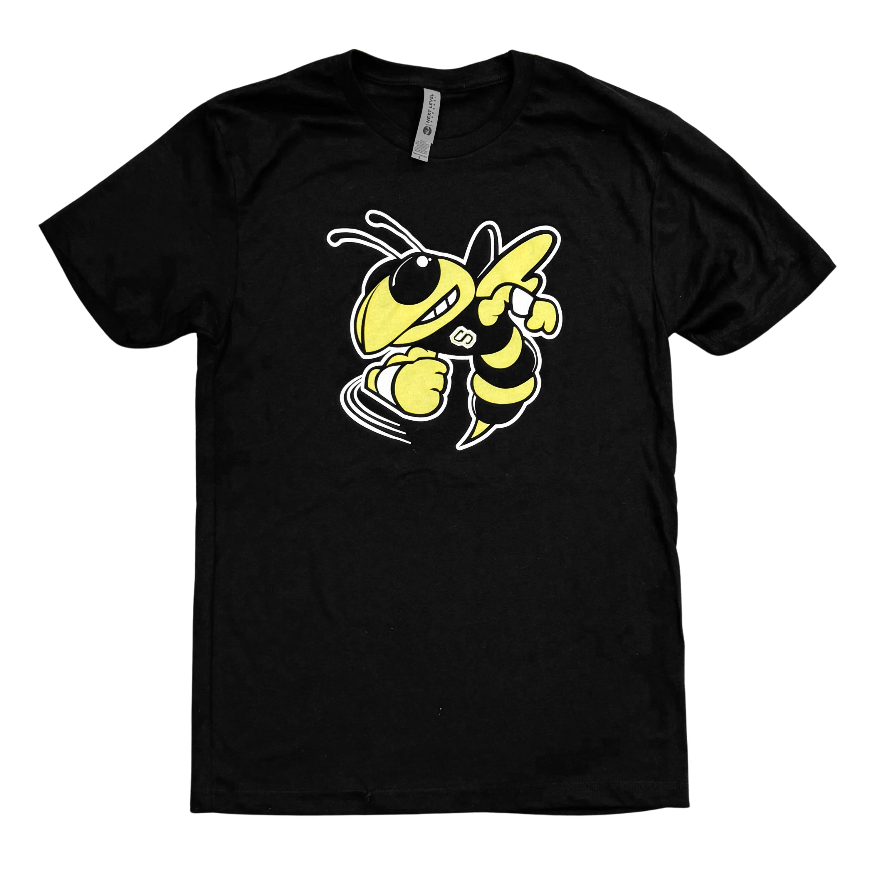 Yellow Jackets Mascot Tee – Black